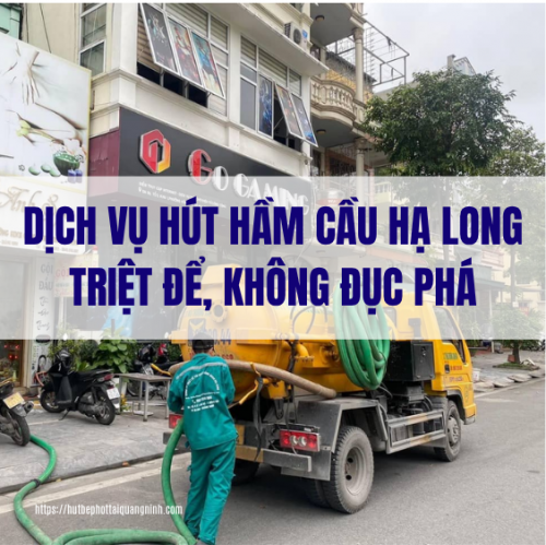 Dịch vụ Hút Hầm Cầu Hạ Long Triệt Để, Không Đục Phá – Uy Tín Số 1