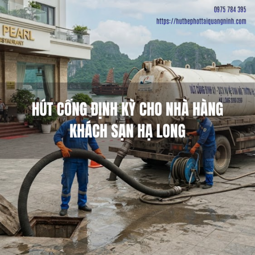 Hút Cống Định Kỳ Cho Nhà Hàng Khách Sạn Hạ Long: Giải Pháp Bảo Vệ Thương Hiệu Vàng