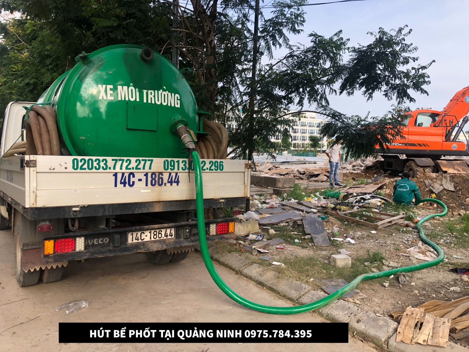 Hút bể phốt tại quảng ninh uy tín